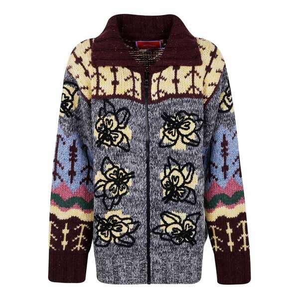 ラ・ダブル・ジェイ レディース ジレー アウター Chalet cardigan  Grey