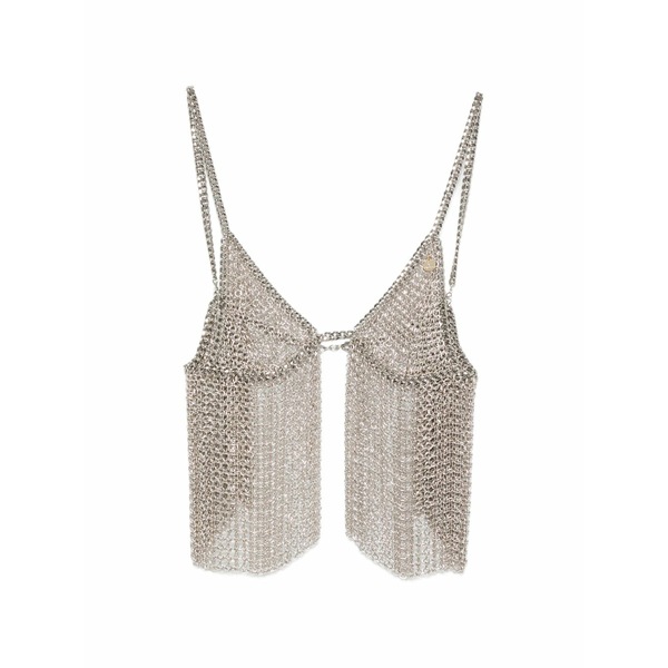 シルビアグネッチ レディース カットソー トップス Gilda v-neck top Silver