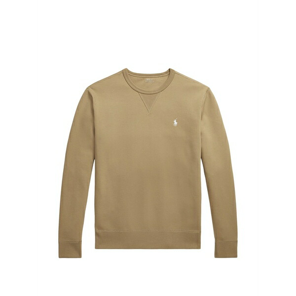 ラルフローレン メンズ パーカー・スウェットシャツ アウター Logo-embroidered crew-neck sweater Neutrals
