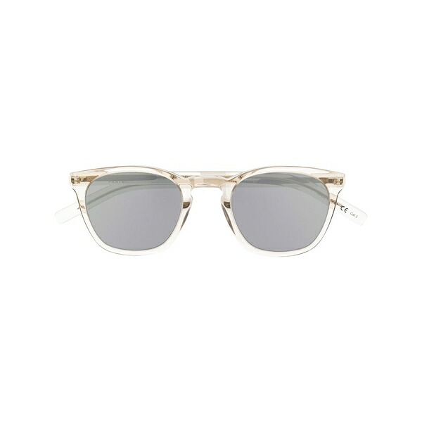サンローラン アイウェア メンズ サングラス・アイウェア 佩び物 Sl28 slim soft-square frame sunglasses White