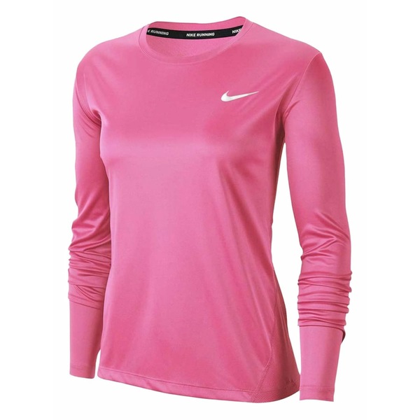 ナイキ レディース ティーシャツ トップス Miler reflective t-shirt Pink