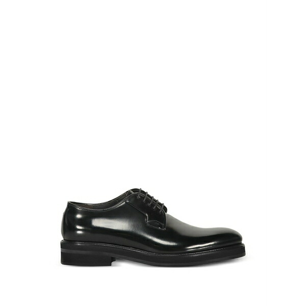 ムーレー メンズ ドレスシューズ シューズ Campini shiny leather derby shoes Black｜asty