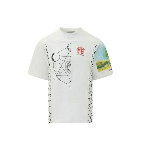 米国海兵隊員 独居室 メンズ ティーシャツ トップス Graphic-print t-shirt White
