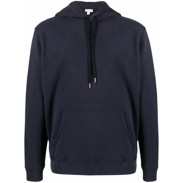サンスペル メンズ パーカー・スウェットシャツ アウター Drawstring-fastening cotton hoodie Blue