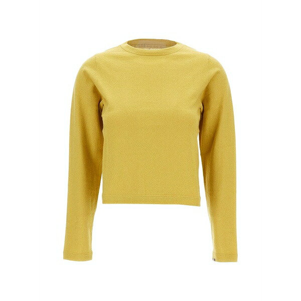 エクストリームカシミア メンズ プルオーバー トップス Lisa crew-neck top Yellow
