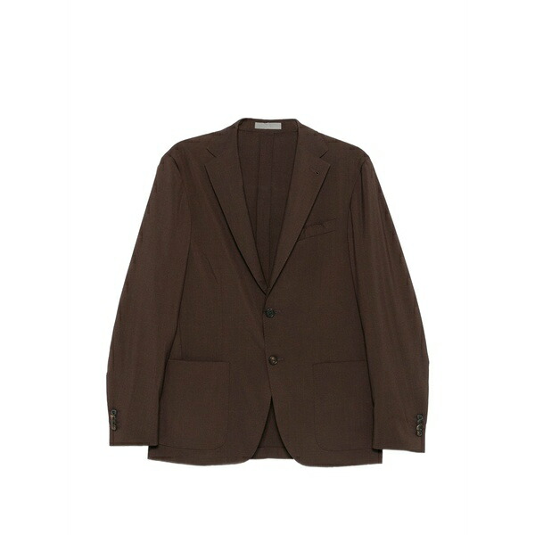 コルネリアーニ メンズ 上衣＆上衣 アウター Notched-lapel blazer Brown