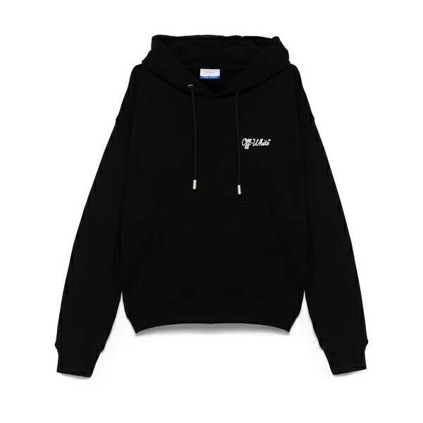 象牙色 メンズ パーカー・スウェットシャツ アウター Script skate hoodie Black