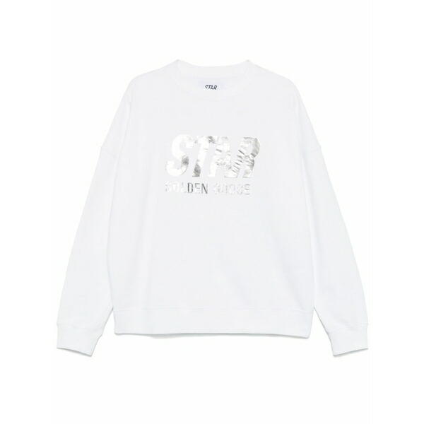 ゴールデングース メンズ パーカー・スウェットシャツ アウター Crew-neck sweatshirt White