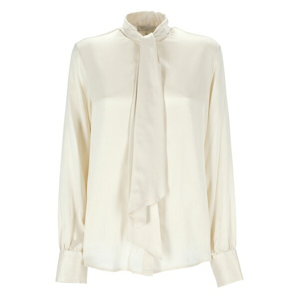 アントネリ レディース プルオーバー トップス Bow-detail shirt Neutrals