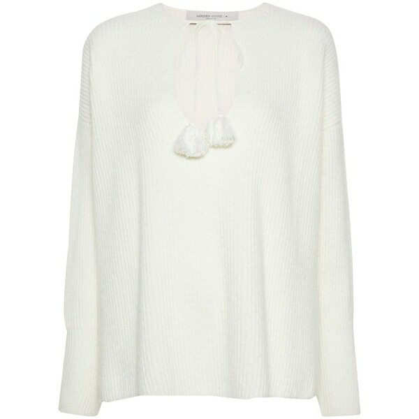 ゴールデングース レディース 編み物\u0026スウェーター アウター Mary lou jumper White