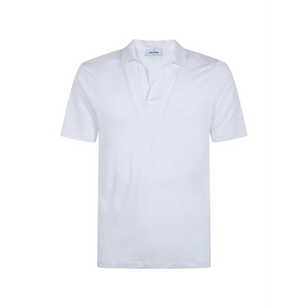 グランサッソ メンズ スポーツシャツ トップス V-neck polo shirt White