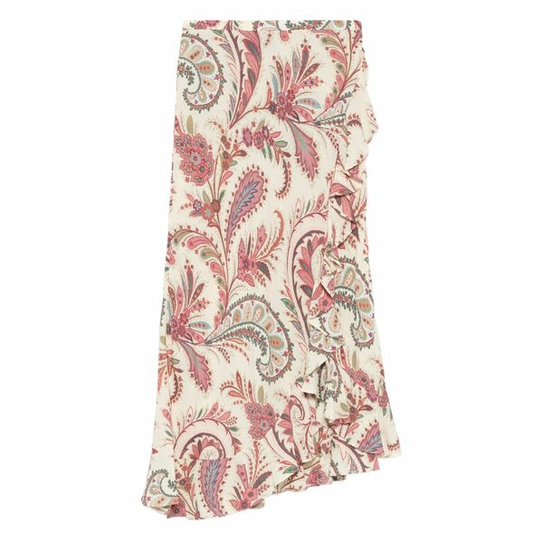 エトロ レディース スコート ボトムス Paisley asymmetric skirt Neutrals