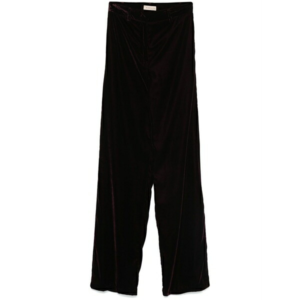 ブランカ ヴィータ レディース 心地好いズボン下 ボトムス Velvet trousers Red