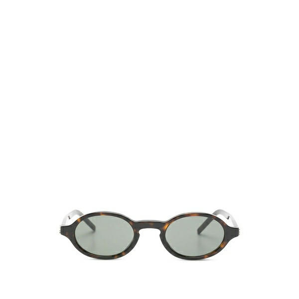 サンローラン アイウェア レディース 黒眼鏡＆アイウェア 添え物 Oval-frame sunglasses Brown