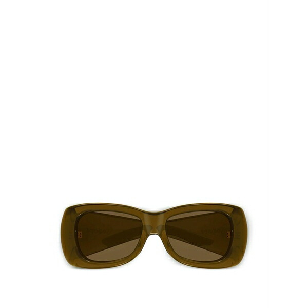 サンローラン アイウェア メンズ サングラス・アイウェア 添え物 Rectangle-frame sunglasses Brown