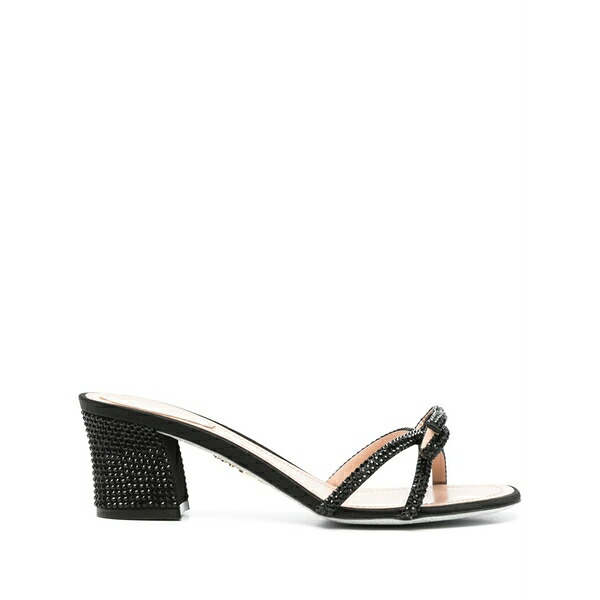 レネカオヴィラ レディース サンダル シューズ Ribbon sandals Black