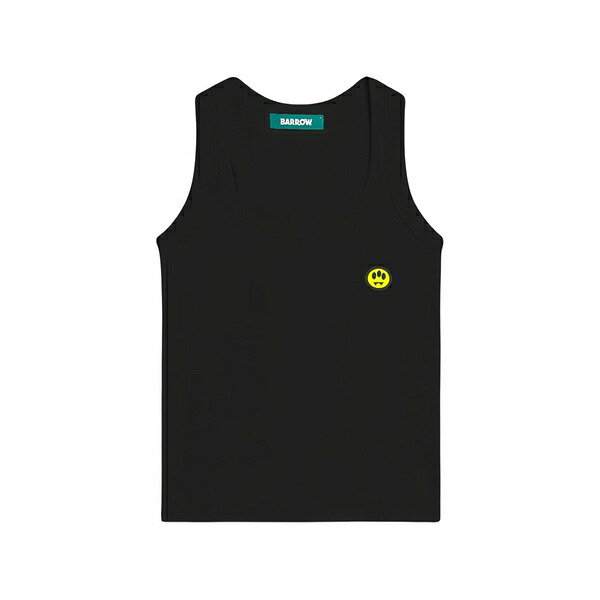 バロウ レディース カットソー トップス Canotta tank top Black
