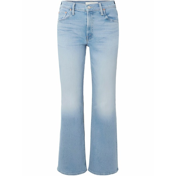お母さん レディース ジーンズズボン下 ボトムス Straight-leg jeans Blue