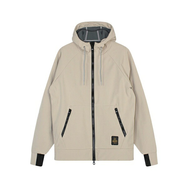 リフリッジウェア メンズ 上衣＆上衣 アウター Speed hooded zip-up jacket Neutrals
