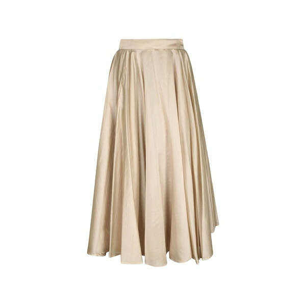 ブランカ ヴィータ レディース スコート ボトムス High-shine pleated long skirt Neutrals