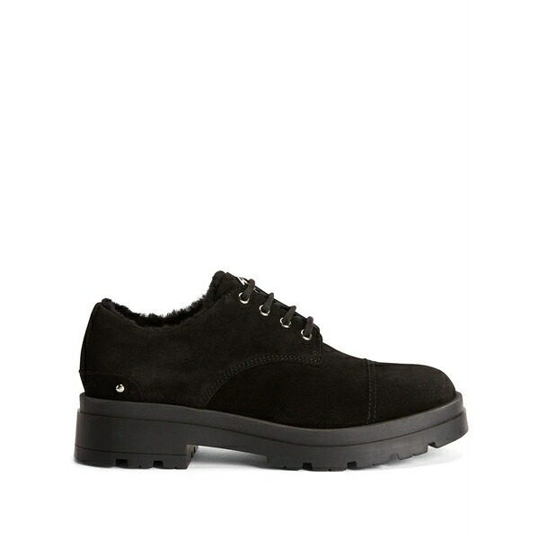 ジュゼッペザノッティ メンズ ドレスシューズ シューズ Lapley suede lace-up shoes Black｜asty