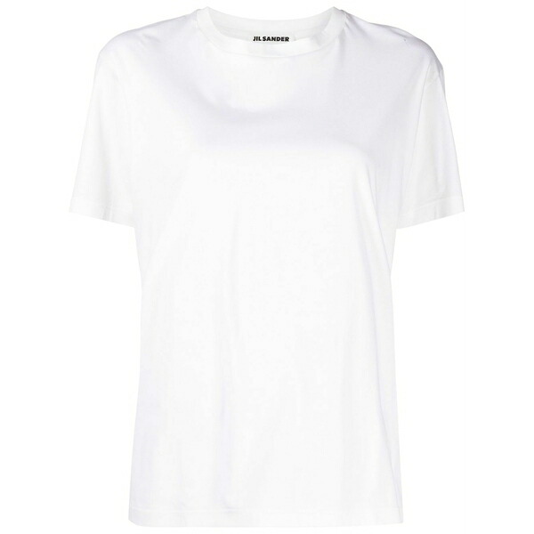 ジル・サンダー レディース ティーシャツ トップス Crew neck short-sleeved t-shirt White