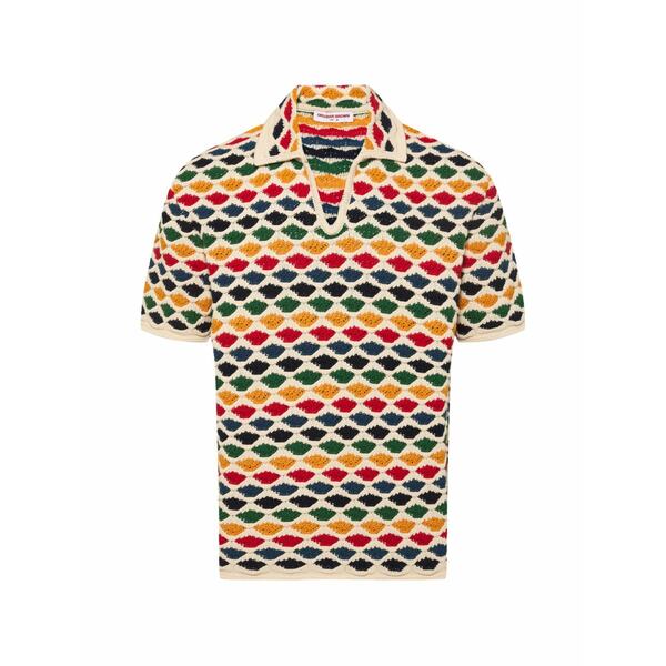 オール赤ちょうちん 赤銅色 メンズ ティーシャツ トップス Batten v-neck t-shirt Neutrals