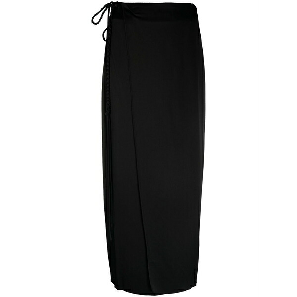 ナヌーシュカ レディース スコート ボトムス Racha wrap skirt Black