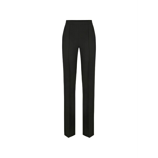 エリザベスフランキ レディース 心地よいズボン下 ボトムス Ribbing trousers Black