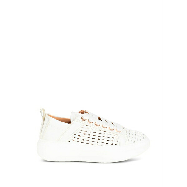 アレクサンダー スミス レディース スニーカー シューズ Wembley perforated leather sneakers White