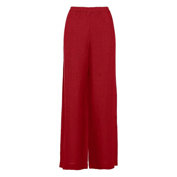 エレス レディース 心地よいズボン下 ボトムス Select elastic-waist trousers Red