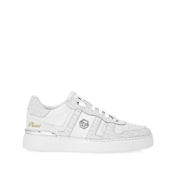 フィリップ飾り気の無い メンズ スニーカー シューズ Cocco nubuck leather sneakers  White