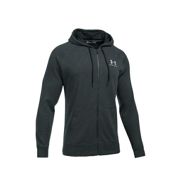 アンダーアーマー メンズ パーカー・スウェットシャツ アウター Sportstyle zip-up hoodie Grey