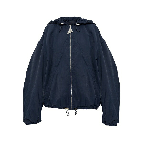 ジ アティコ レディース 上衣＆上衣 アウター Hooded jacket Blue