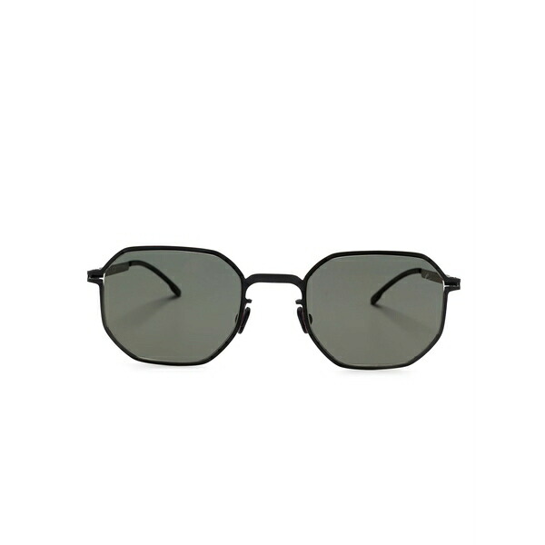 マイキータ メンズ サングラス・アイウェア 付属物 Geometric-frame sunglasses Black