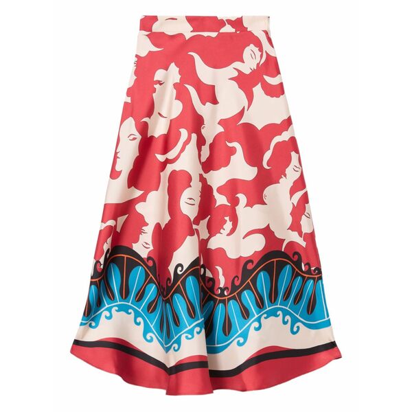 ラ・ダブル・ジェイ レディース スコート ボトムス X mother lungomare skirt Red