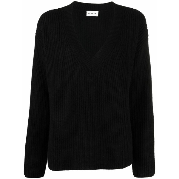 パロッシュ レディース 編み物\u0026スウェーター アウター Maglia cashmere jumper Black