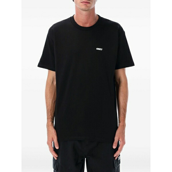 オベイ メンズ ティーシャツ トップス Sound \u0026 resistance t-shirt Black