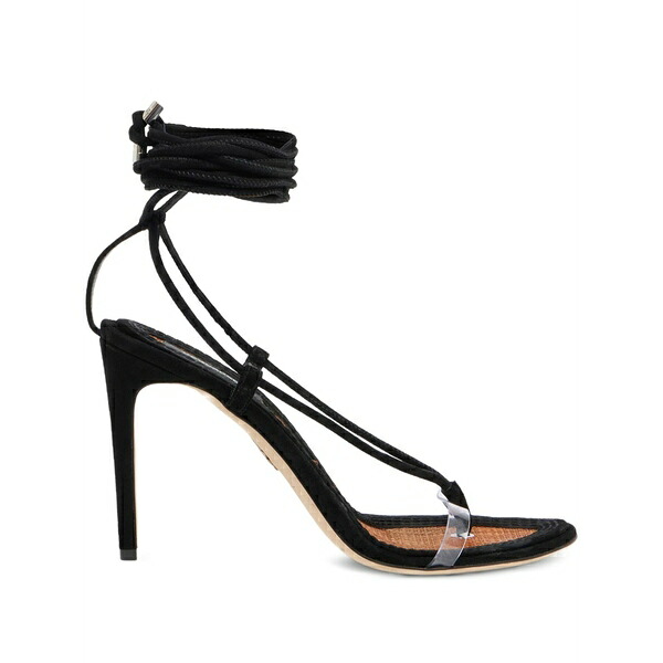 ディースクエアード レディース サンダル シューズ Twin heeled tie sandals Black