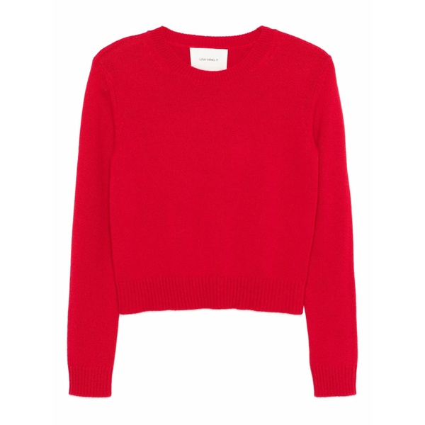 リサ・ヤン レディース 編み物\u0026スウェーター アウター Mable crew-neck cashmere jumper Red