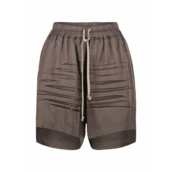 リックオウエンス レディース 心地よいズボン下 ボトムス Drawstring-waistband shorts Brown
