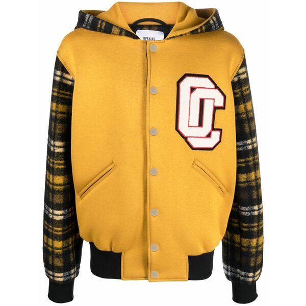開会式 メンズ 上衣＆上衣 アウター Logo-patch jacket Yellow