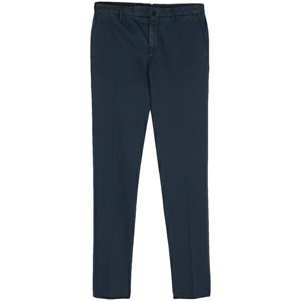 インコテックス メンズ カジュアルパンツ ボトムス Twill tapered-leg trousers Blue｜asty
