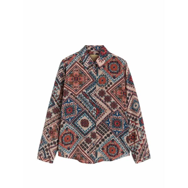 モモン レディース プルオーバー トップス Meudon printed shirt Pink