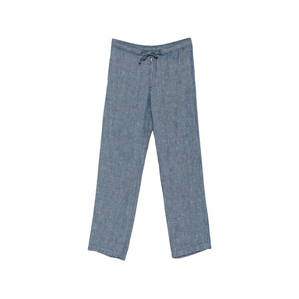１２０％リノ メンズ 心地好いズボン下 ボトムス Drawstring-waist trousers Blue