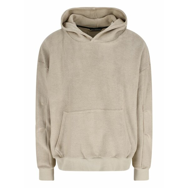 白いこと砂子 メンズ パーカー・スウェットシャツ アウター Kangaroo-pocket sweatshirt Neutrals