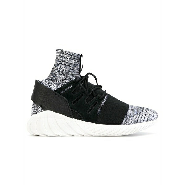 アディダス メンズ スニーカー シューズ Adidas originals tubular doom primeknit sneakers Black