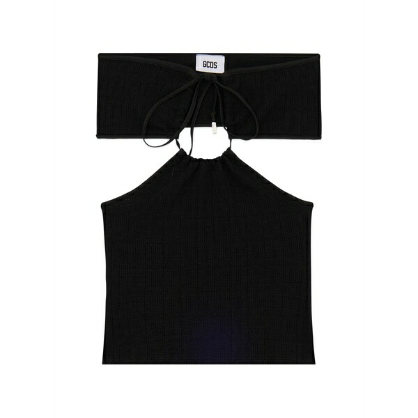 ジーシーディーエス レディース プルオーバー トップス Cut-out-design top Black