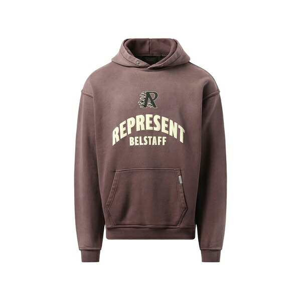 リプレゼント メンズ パーカー・スウェットシャツ アウター X  x belstaff flame phoenix hoodie Brown