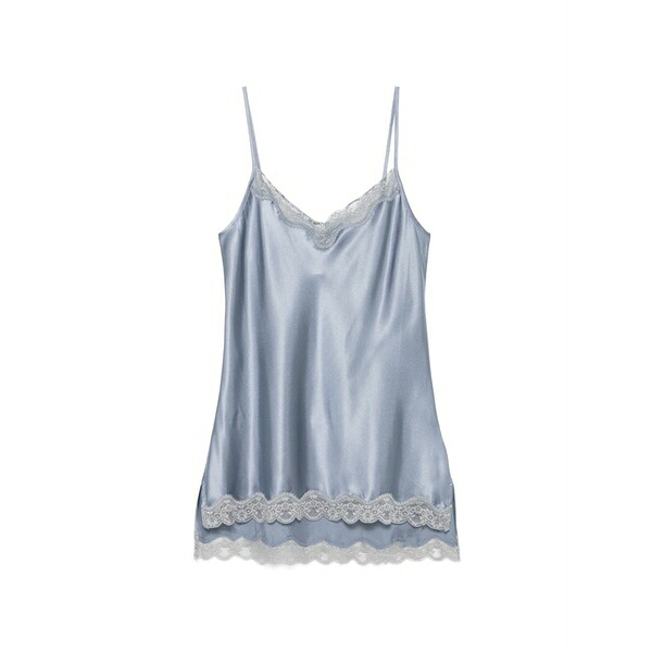 マックス アンド モイ レディース プルオーバー トップス Top lace-trim blouse Blue